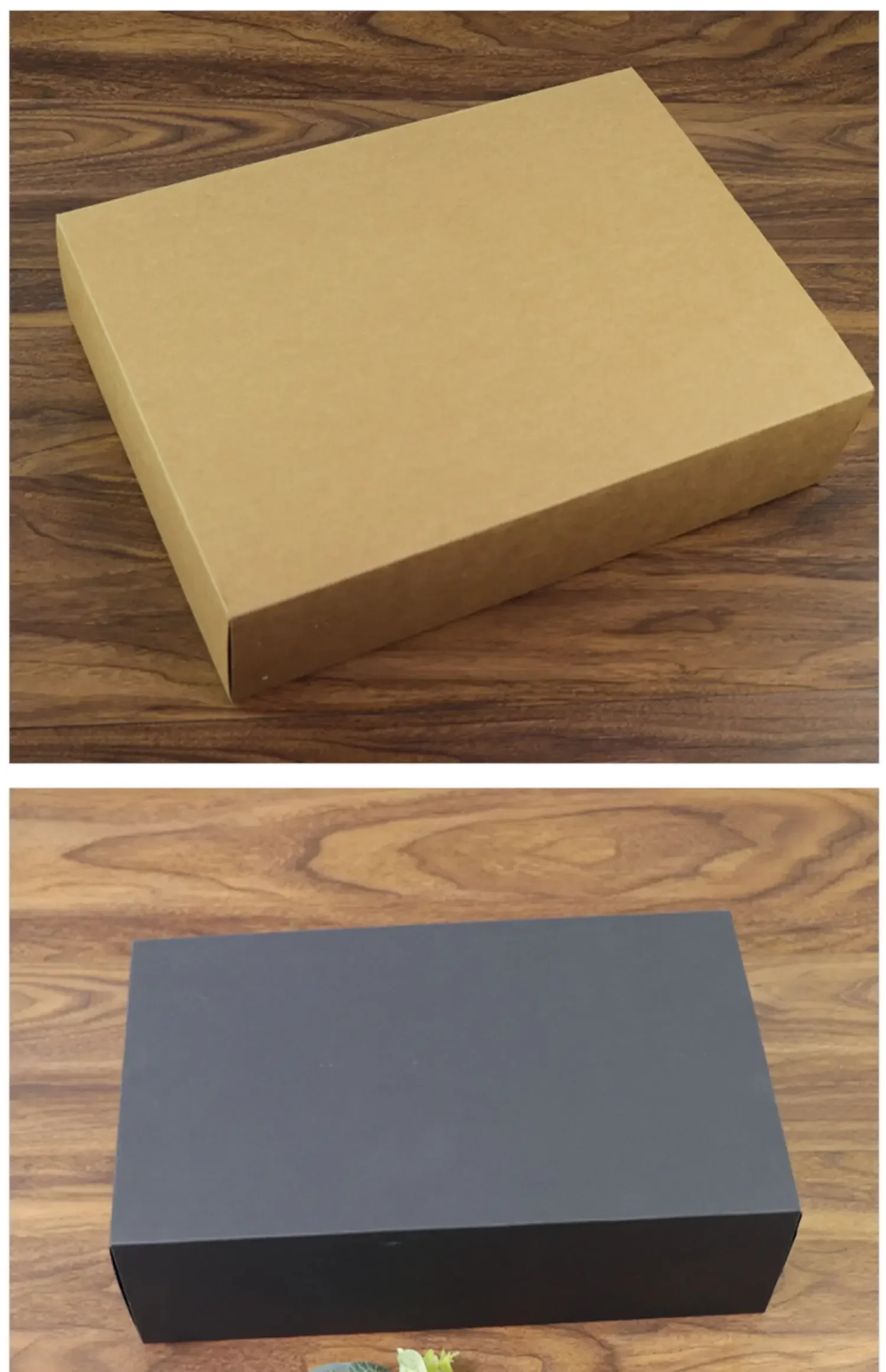 10PCS Drawer Style Kraft Cardboard Packaging Boxes, Black Pull-out Gift Case for Tea, S... - SKU CPB00853 - UGI Packaging