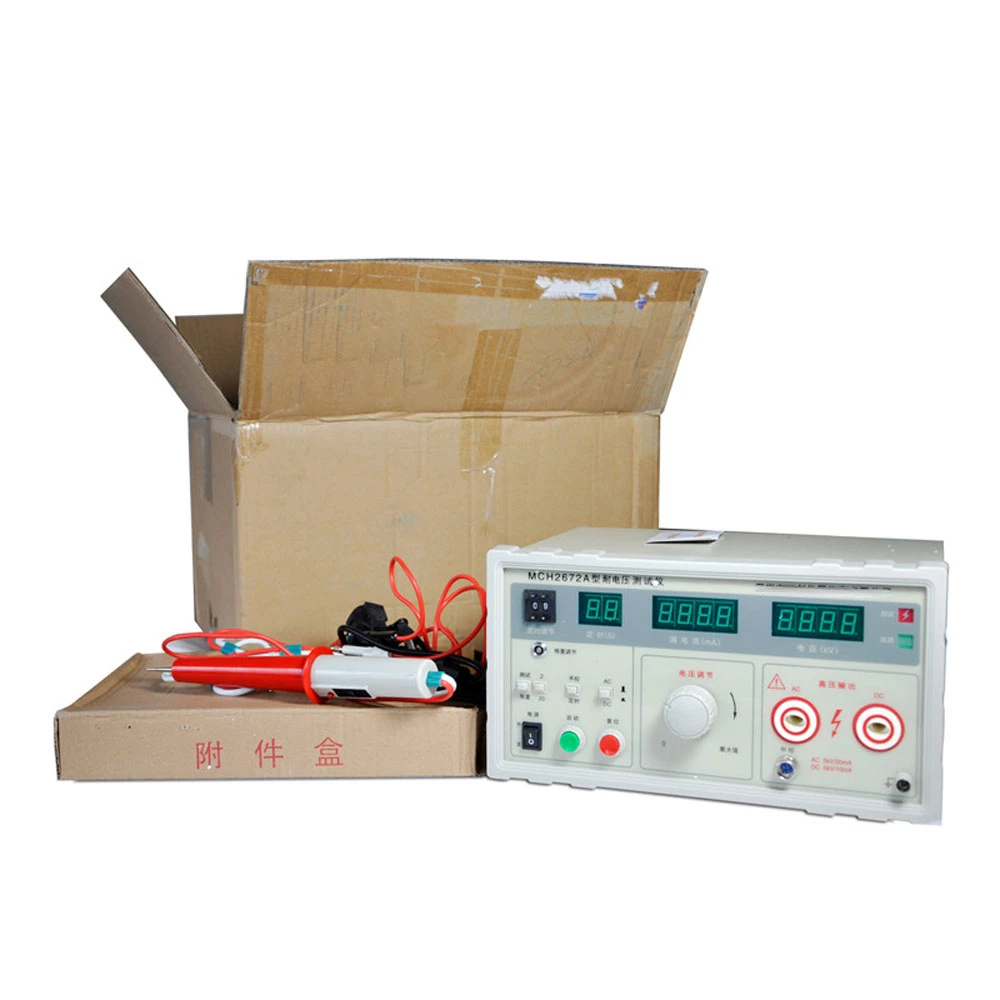 

Mch-2672ab High-precision Digital Display Withstand Voltage Tester Ac And Dc Dual-use 5kv Safety Tester