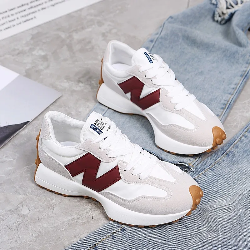 

Spring/Autumn Leisure Sport Women Shoes Shallow Light Wear-resistant Sports Shoes Breathable Increase Height Women's Shoes