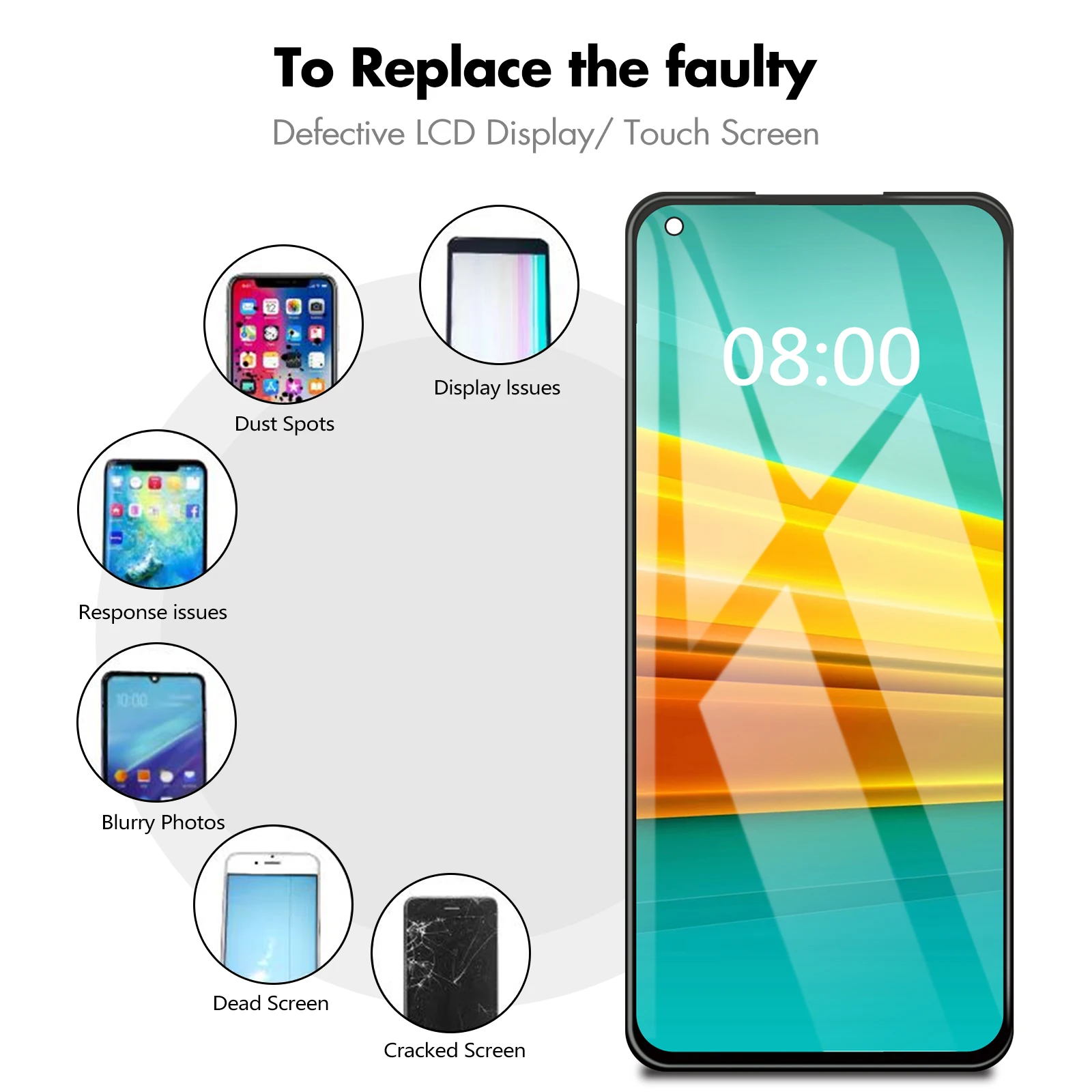 Рисунок 2 - 6,5 "оригинальный AMOLED дисплей