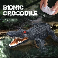 Fine Remote Control Boat Alligator Head Boat Crocodile Robot Toys Swim Freely Specifically for Age 5-12 Under Water Boat P31B 2