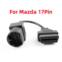 For Mazda 17Pin to 16 PIN OBD2 Connect Cable for Ma-zda 17PIN Car Diagnostic Tool Cable for Ma-zda 17 PIN Diagnostic Connerctor 1