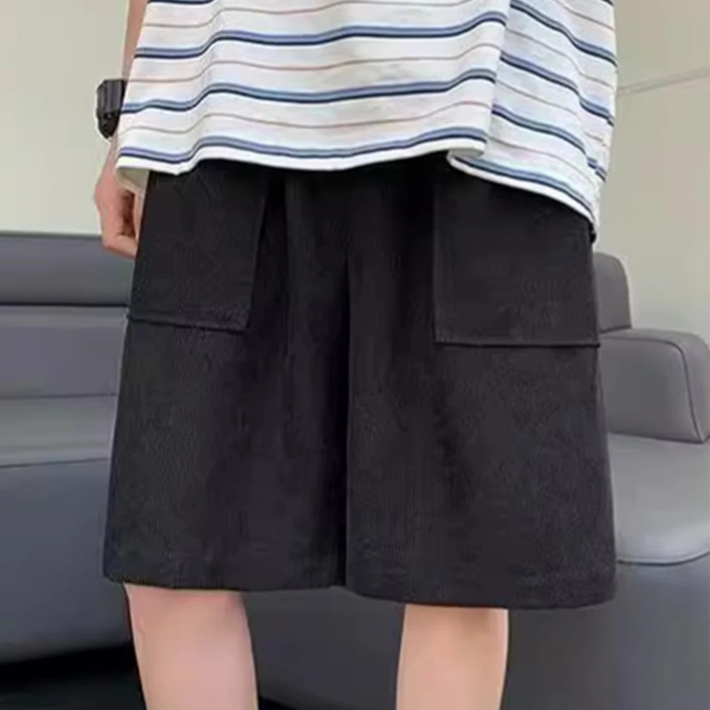 

Шорты мужские тонкие прямые, пляжные повседневные спортивные, для спортзала, тренировок, бега, пешего туризма, фитнеса, короткие штаны, однотонные мужские укороченные, лето