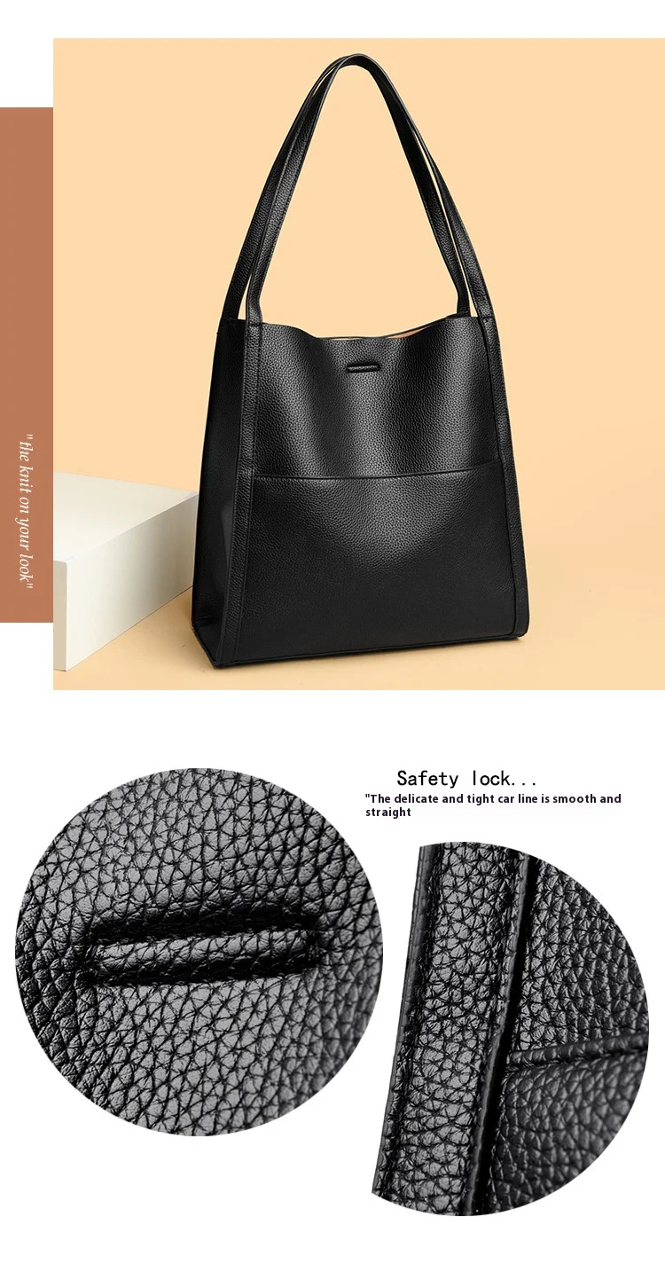 Neue Ankunft, heißer Verkauf, PU-Schultertaschen für Damen, weiche Geldbörsen und Handtaschen mit magnetischem Druckknopfverschluss oben – Detail 4