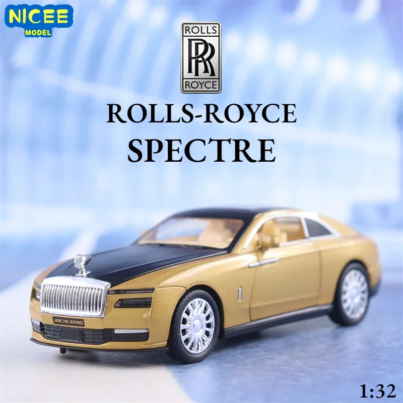 

1:32 Rolls-Royce SPECTRE High Simulation Diecast Metal Alloy Model car Sound Light Pull Back Collection Kids Toy Gifts X69