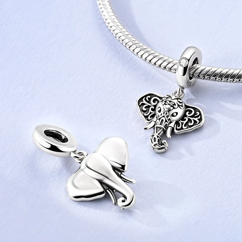925 Sterling Silver Animal Giraffe Rabbit Charms Owl Snake Elephant Flamingo Monkey Pendant For Original Bracelet Jewelry charm jewelry sterling silver jewelry beads charms animal charm jewelry sterling silver beads silver charm bead charm bead beads jewelry sterling silver beads charm loose gemstone jewelry