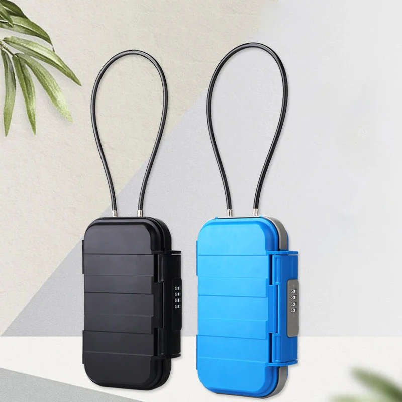 Portable Password Padlock Security Storage Box