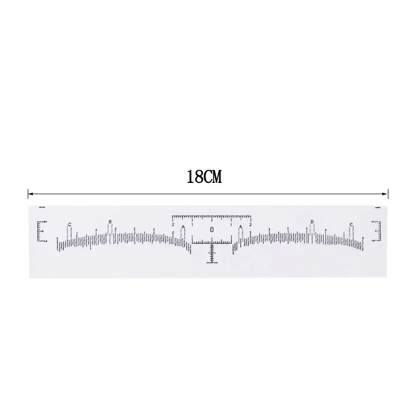 100/50PCS Tattoo Eyebrow Ruler Sticker Disposable Adhesive Microblading Tattoo Measurement Tool for Permanent Makeup Accessory