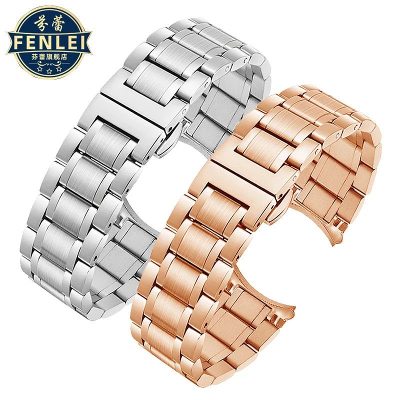 para Citizen Precision Steel Verband Bn0193 Bn0190 Ca0718 Curved Bracelet Mens Stainless Steel Ver Strap 22 mm Arc Silver Steel Band - Image 4