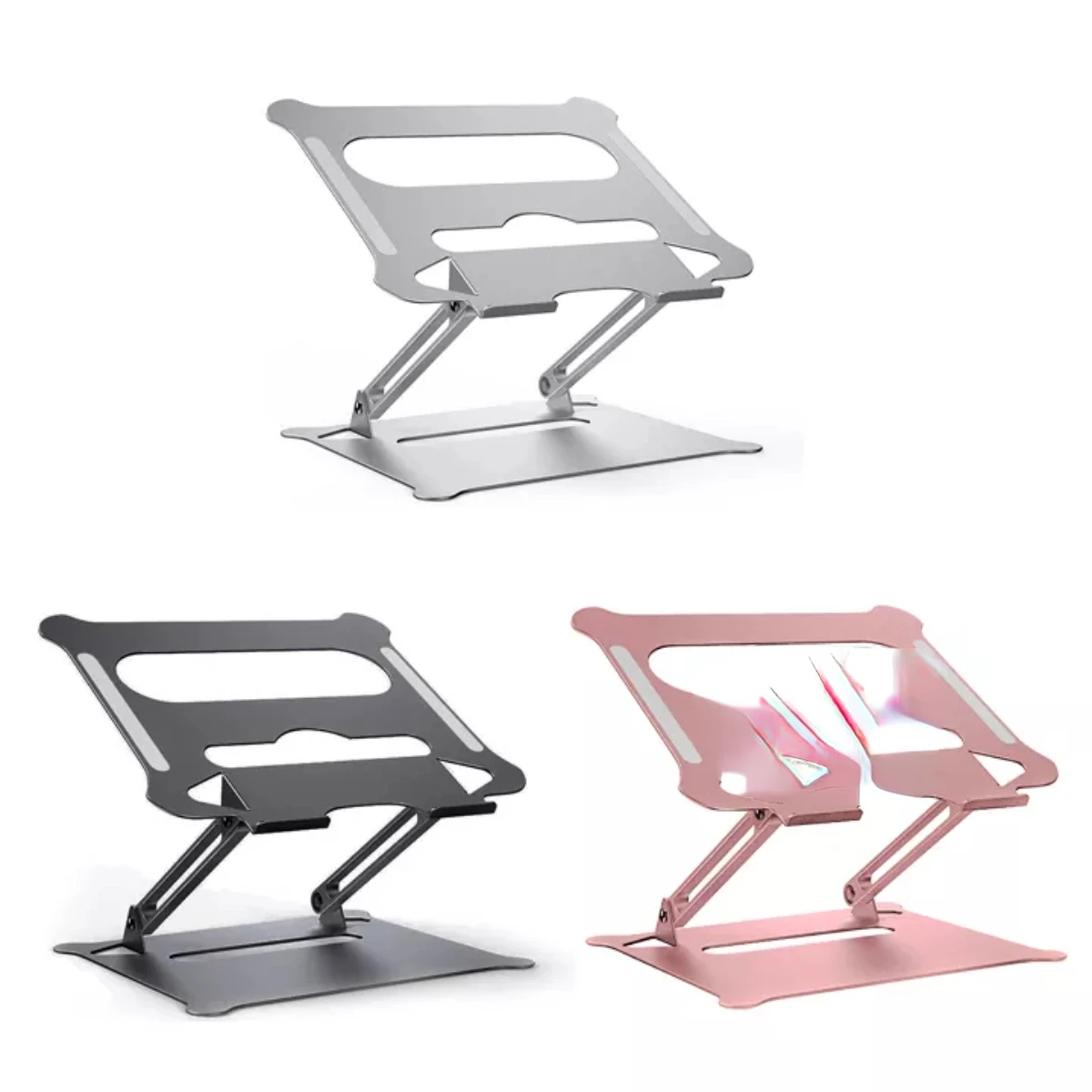 

Wholesale adjust height portable aluminium foldable folding laptop stand