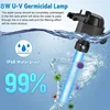 Aquarium Multi-function Filter Fish Tank 5-In-1 Silent Water Pump Aquarium UV Sterilizing Filter Fish Tank Cleaning Filter 1