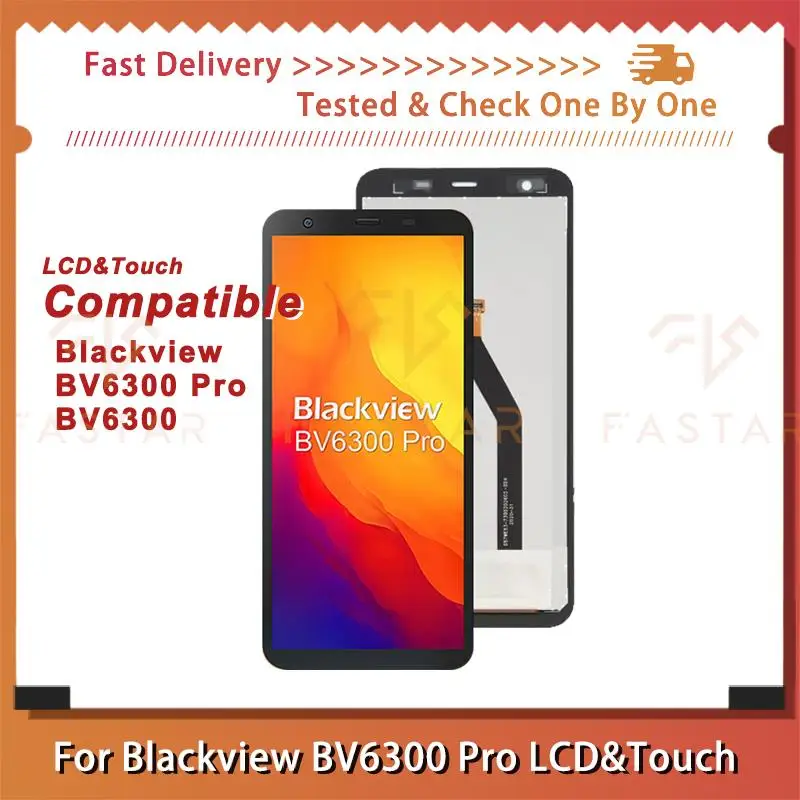 

5.7"Original For Blackview BV6300 Pro LCD Display Touch Digitizer Assembly Replacement mobile phone Screen Blackview BV6300 lcd