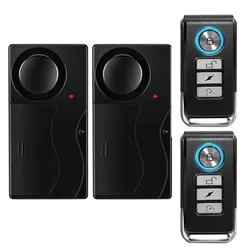 Advanced Wireless Door and Window Vibration Alarm with Adjustable Sensitivity (I)
