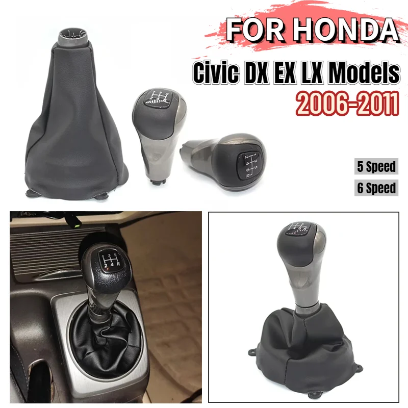 Fauful Nuevo Pomo De Palanca De Cambios Para Honda Civic 2016-2019 54102-TBA-L02