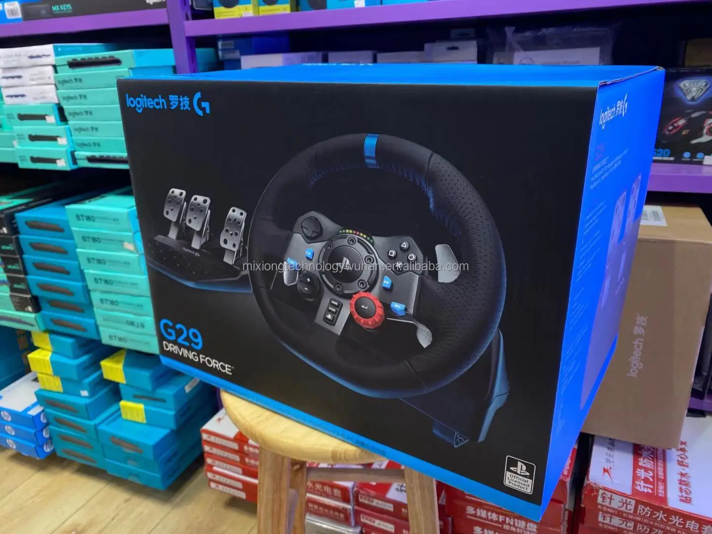 LOGITECH-レーシングホイール,オリジナル,G29,強制,PS4,ps3,s5