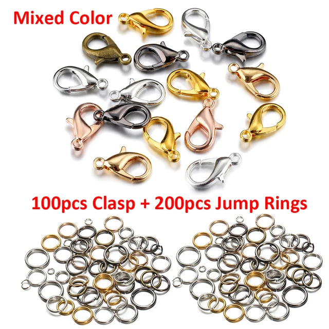 25mm Lobster Clasps, Stainless Steel, Lot Size 5 Clasps - Jewelry Tool Box