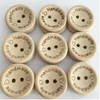 100Pcs Wooden Buttons Clothing Decoration Wedding Decor Handmade Letter Love DIY Crafts Sewing Accessories - Image 2