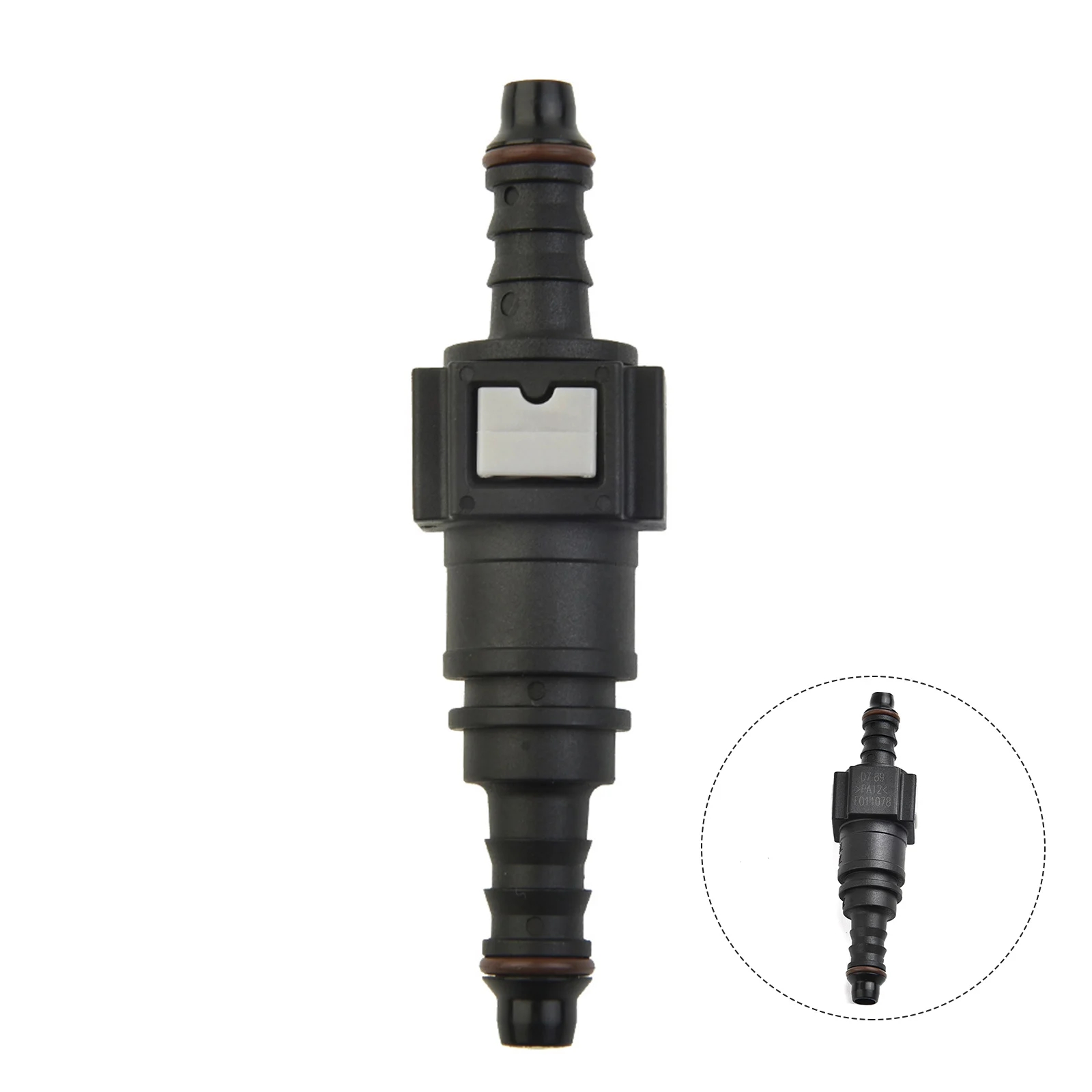Reliable Fuel Line Hose Connector Straight 7 89mm ID6 Car Fuel Line Coupler Compatible with Petrol and Diesel fuel hose tube