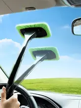 1PC Window Cleaning Brush Kit Windshield Wash Tool Interior Car Wiper Long Handle Car Accessories