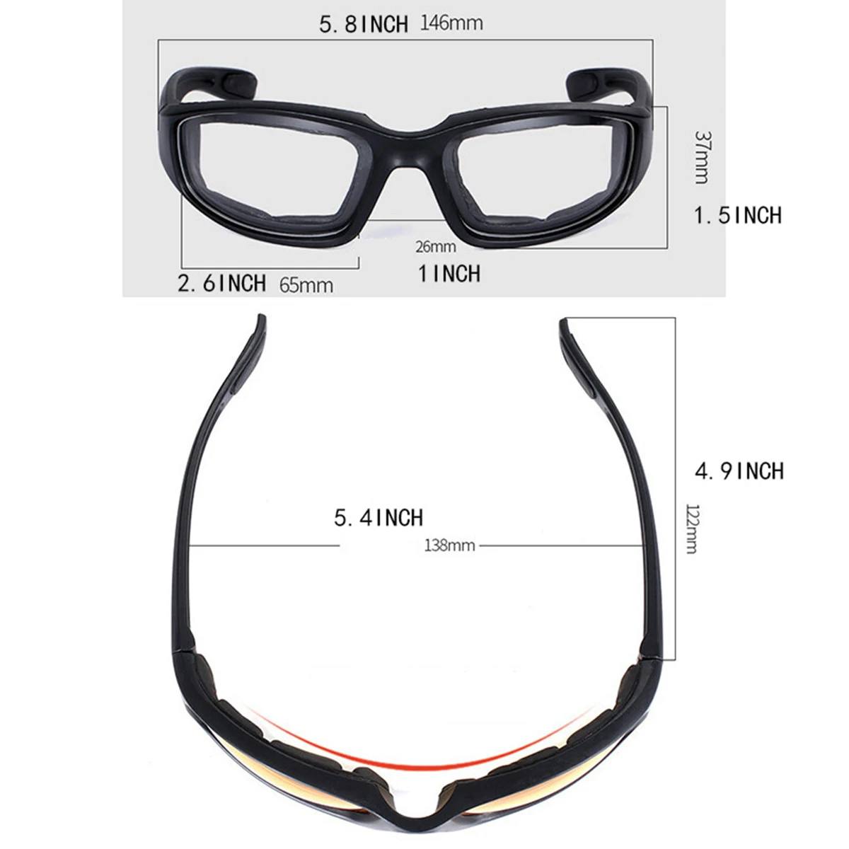 Goggles CS Impact Protection Tactical Windshield Cycling Sports Tactical Glasses For Women's fashion