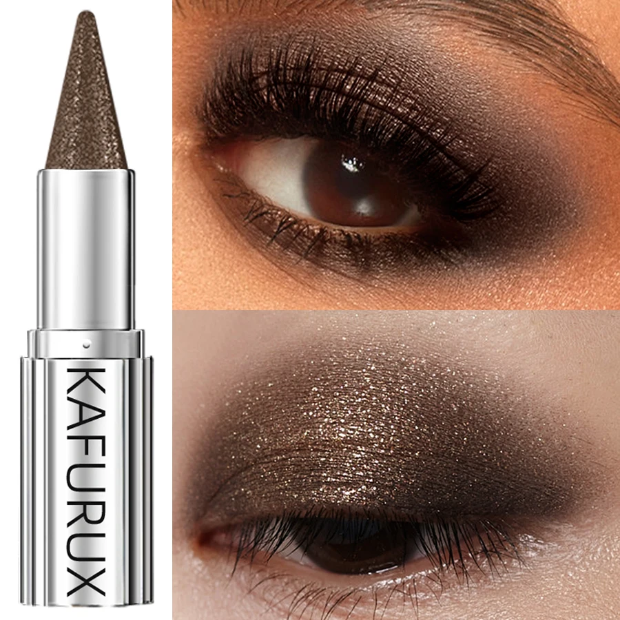 1pc Waterproof Brown Eyeshadow Sticks Long Lasting High Pigmented Shimmer Glitter Natural Eye Shadow Pencil Crayon Makeup Gifts 3 1pc Waterproof Brown Eyeshadow Sticks Long Lasting High Pigmented Shimmer Glitter Natural Eye Shadow Pencil Crayon Makeup Gifts 3