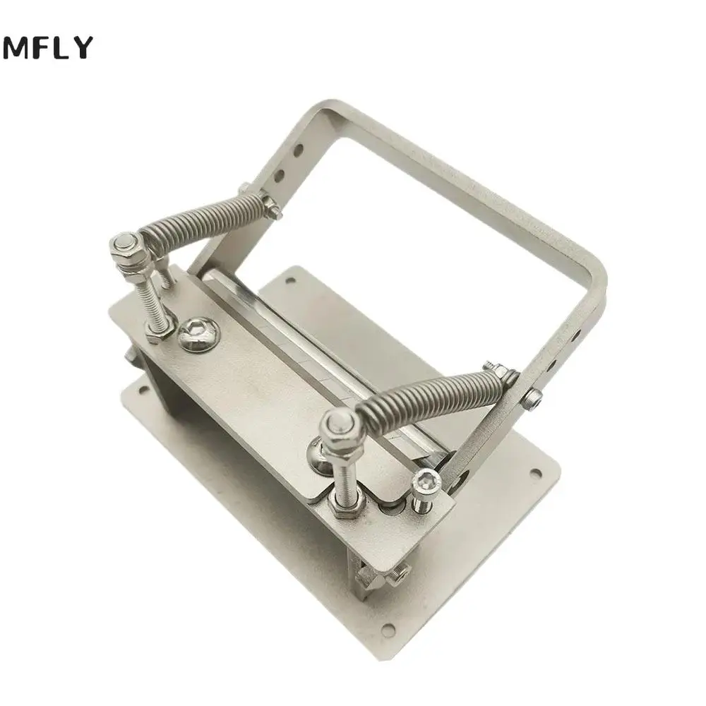 

DIY Stainless Craft Leather Leather Strips Belt Thinning Machine Manual Cowhide Leather Splitter Machine Cutting Peeler Tools