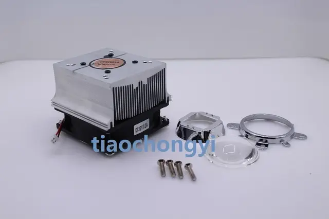 Dissipatore LED Con Ventola E Lente 44mm - Per LED 20W-100W - Per Proiettori Fai Da Te E Luci Auto - Foto 14