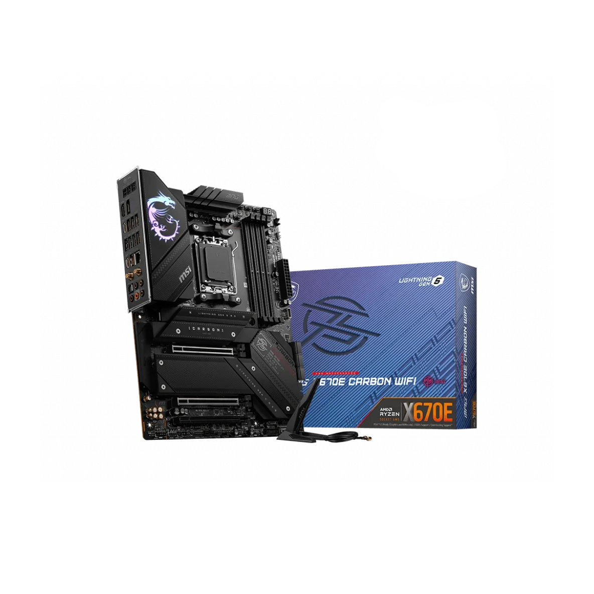 Nuovo Supporto Presa Msi Mpg X670E Carbon Wifi Am5 Processore Amd 7000 Scheda Madre Da Gioco Ddr5 X670 Mothoerbaords