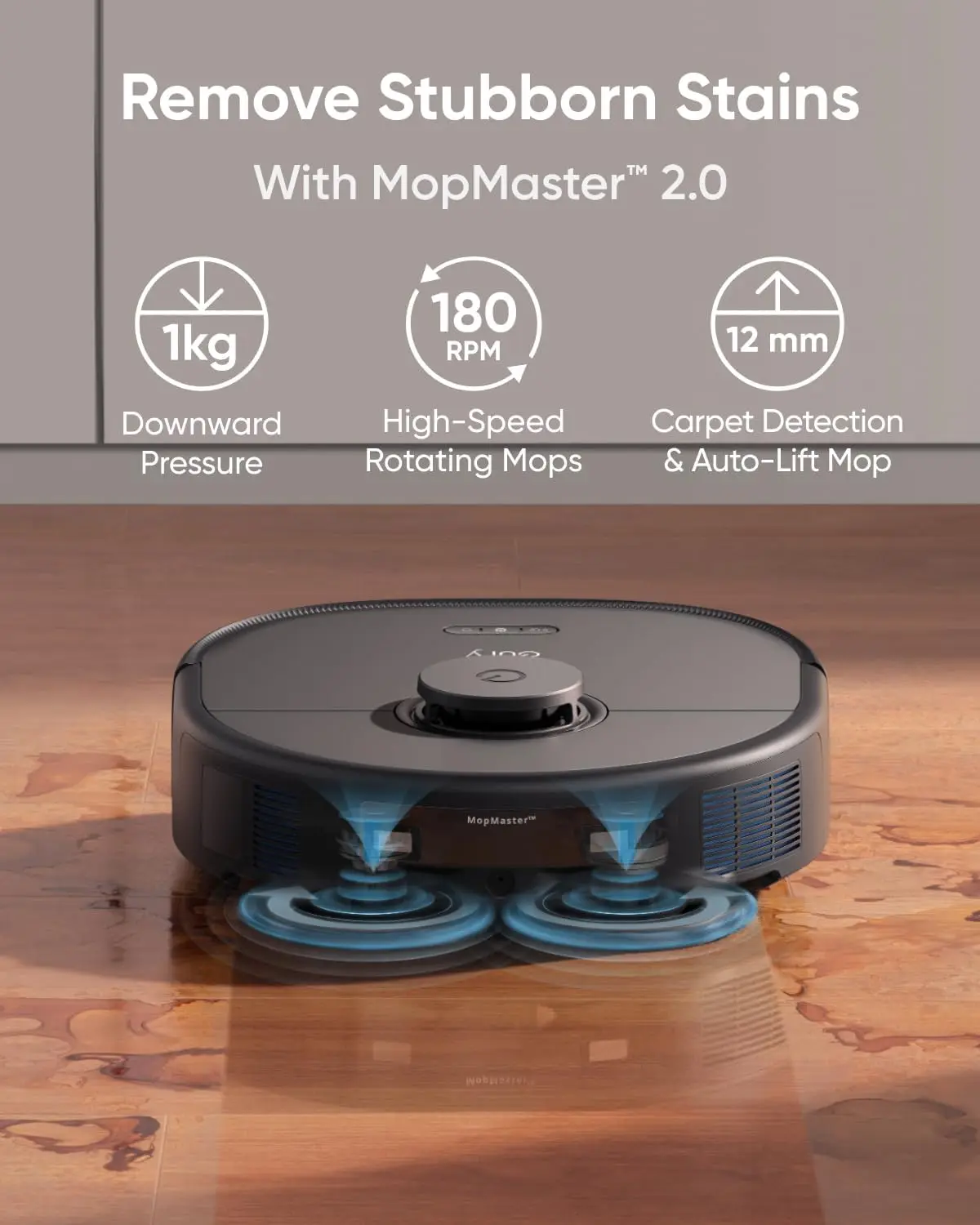 X10 Pro Omni Robot Vacuum and Mop with 8,000 Pa Suction, Dual Mops with 12 mm Auto-Lift and Carpet Detection, AI Obstacle A