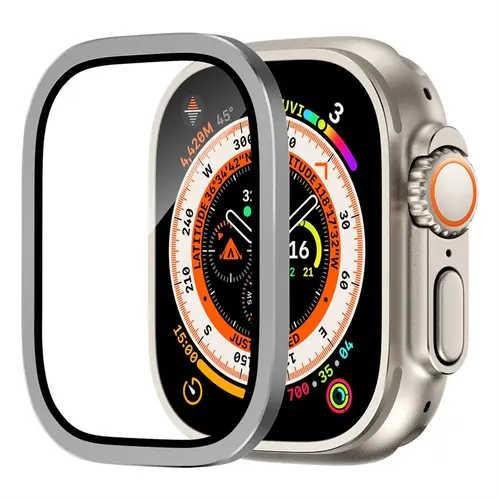 Aluminium Alloy Case+Tempered Glass for Apple Watch Ultra 2 49mm Anti-Scratch Screen Protector for iWatch Ultra 49mm Cover Film - Image 21