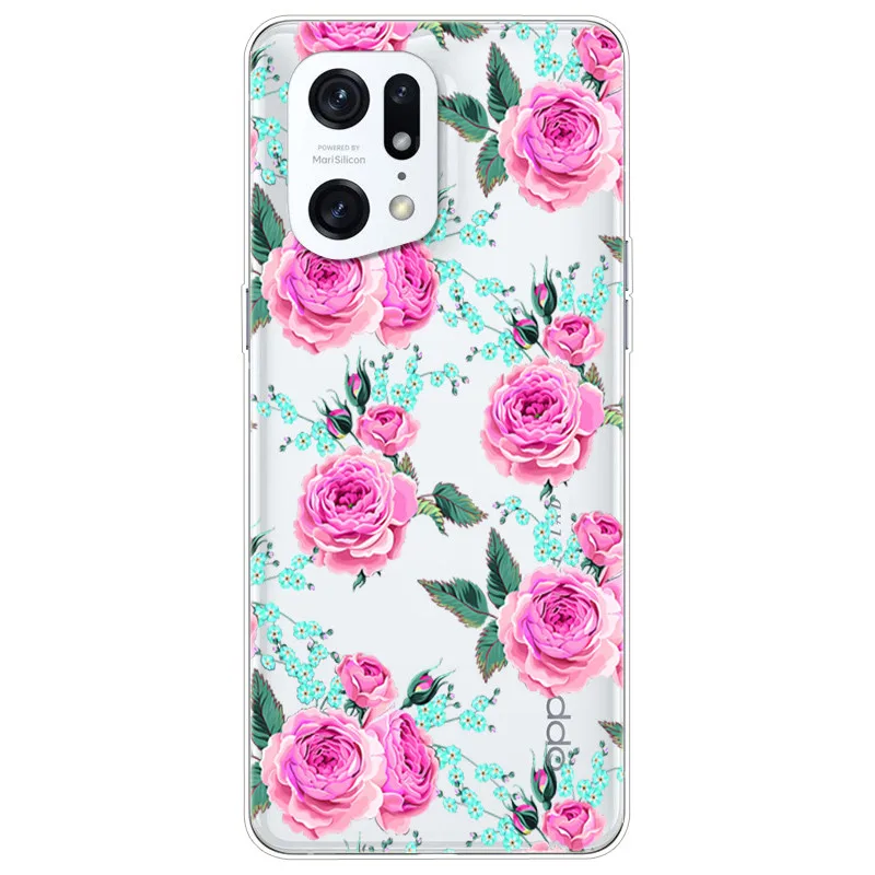 Transparent Soft TPU Silicone Phone Case with Clear Bumper - Lovely Design