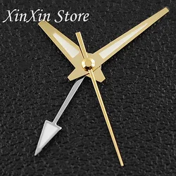 Silver Red High Quality GMT Watch Hands with C3 Green Luminous Needles (Gold Silver)
