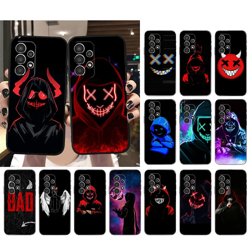 

Devil Bad Boy Mask Guy Phone Case for Samsung Galaxy A21S A52S A04S A33 A23 A13 A14 A32 A52 A53 A54 A51 A71 M51 Funda