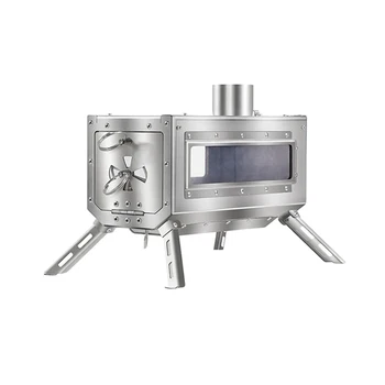 Portable Stainless Steel Folding Tent Stove 1