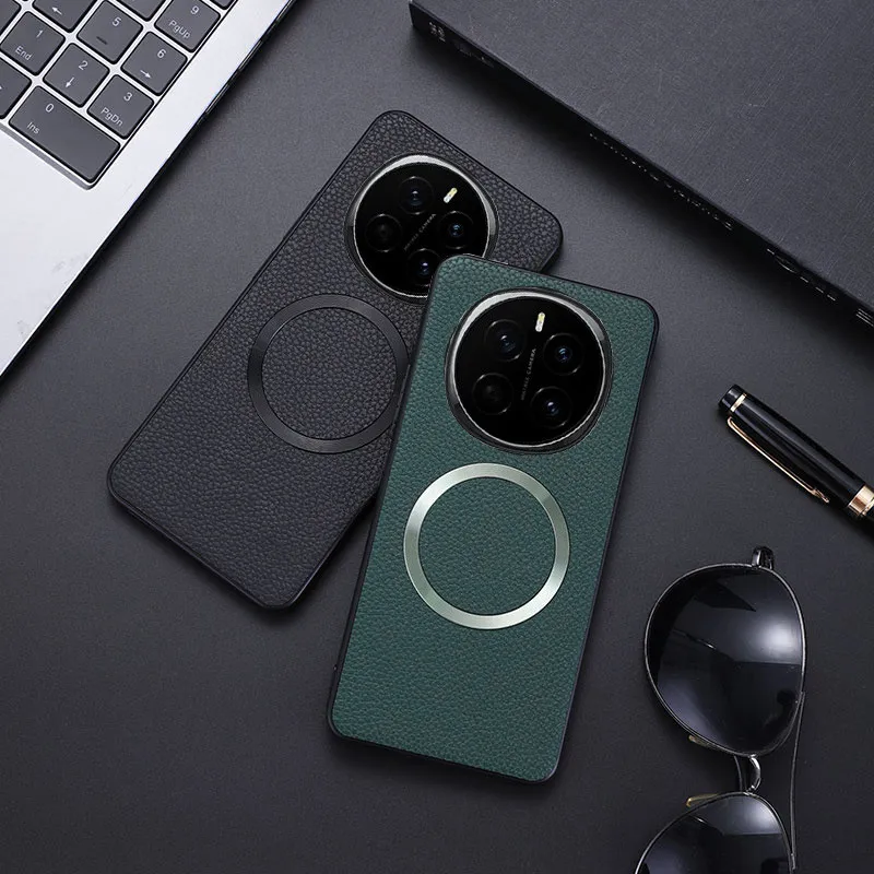 Premium PU Leather Lichee Pattern Magnetic Protective Case