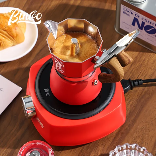 Bincoo Coffee Moka Pot Espresso Maker Electric Stove For Italian Home Barista Accessories Coffee Professional Coffee Maker Tools 2