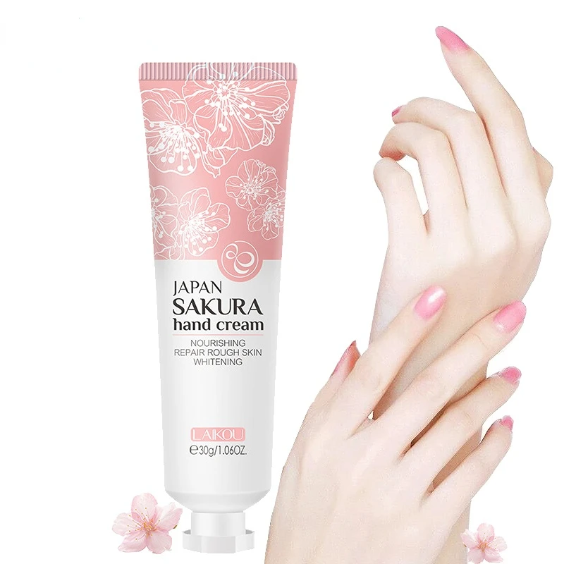 

LAIKOU Japan Sakura Hand Cream Lotion For Women Moisturizing Anti-chapping Whitening Winter Anti-crack Korean Skin Care Products