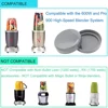 Cup Lids Replacement Parts Compatible for Nutribullet 600W 900W Replacement Resealable Accessories Parts 6