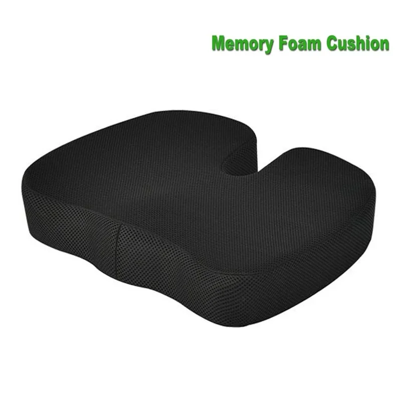 

Seat Cushion Memory Cotton Office Chair Cushion Round Butt Cushion Memory Foam Seat Cushion Pain Relief Universal Butt Cushion