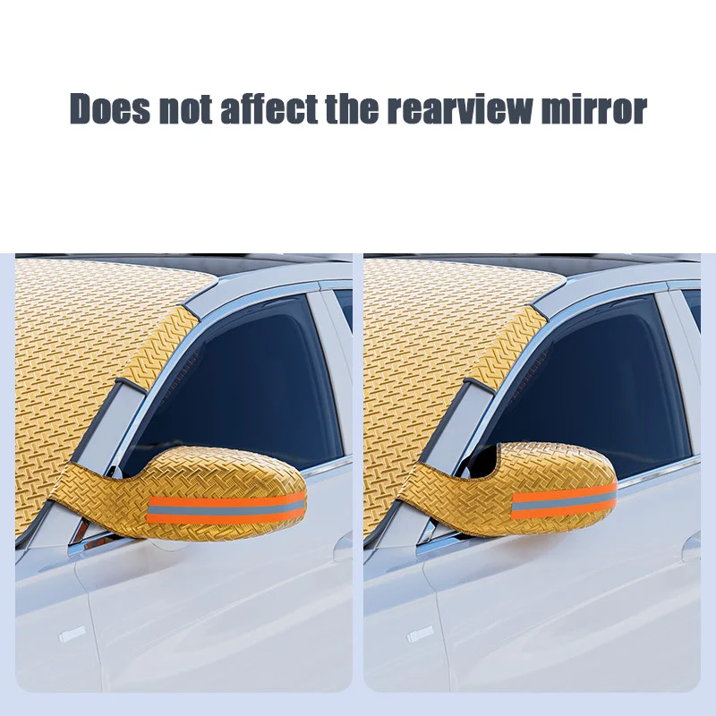 Universal Car Front Windshield Cover Automobile Sunshade Cover Winter Ice Frost Guard Sun Shade Protector Exterior Car waterproof car cover