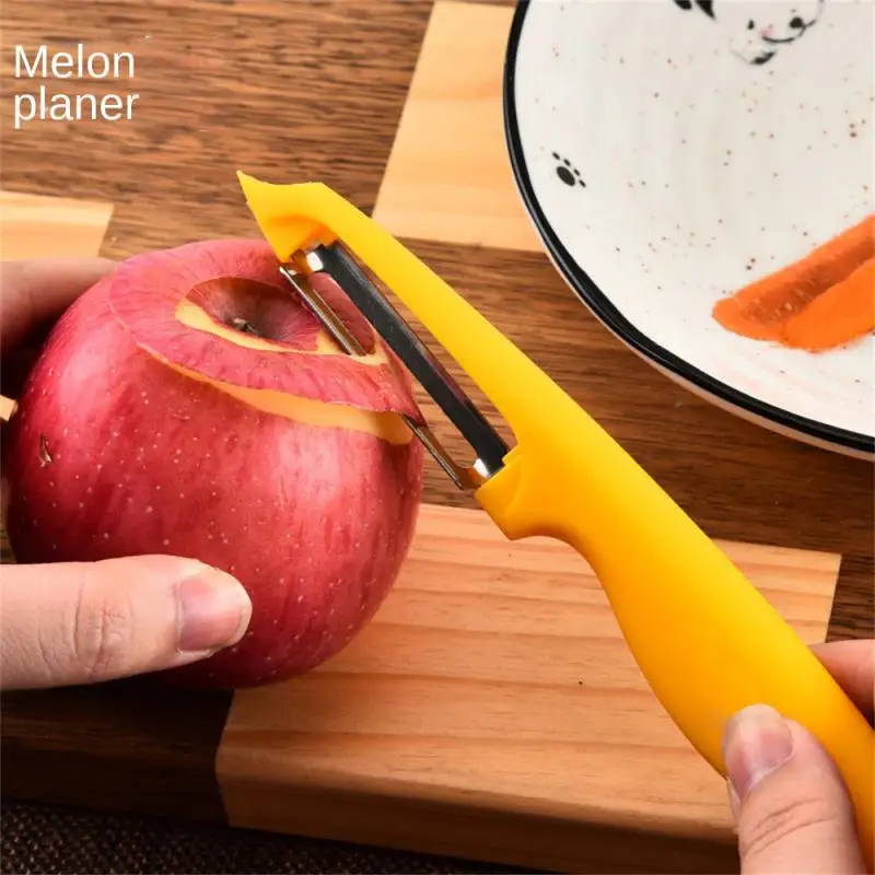 

Vegetable Fruit Peeler Serrated Julienne Stainless Steel Blade Cutter Ergonomic Grip Handle Potato Remover Knife Kitchen Gadget