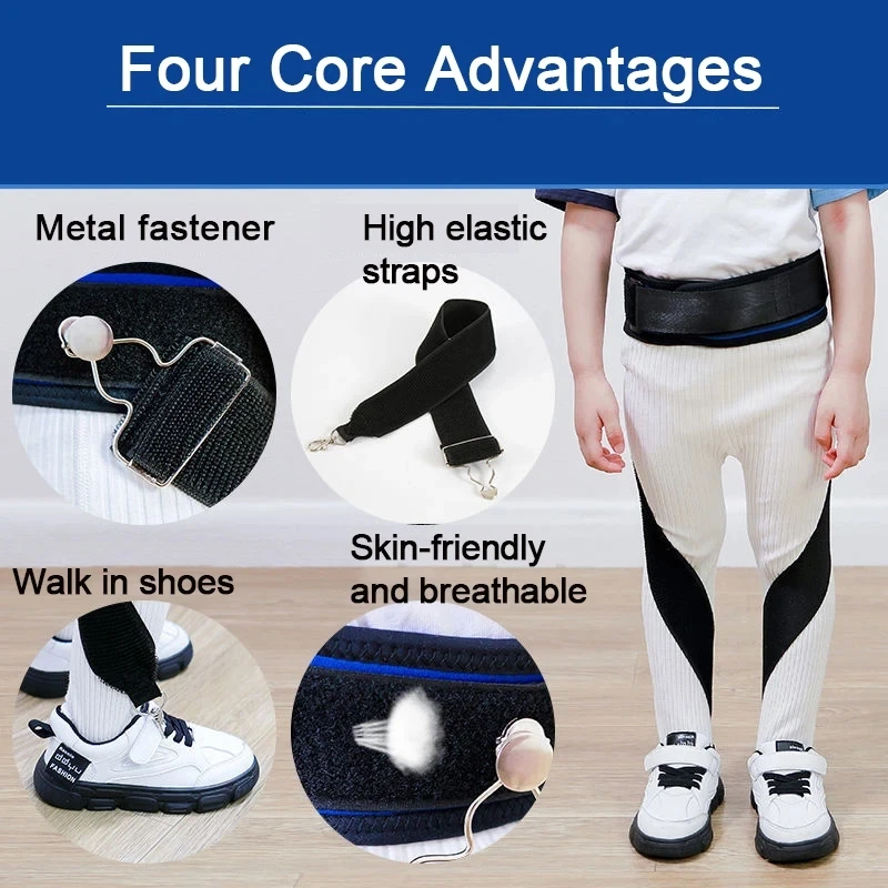 Adjustable Kids Bow Type Leg Correction Belt-O/X Leg Orthotics Brace-For Knee Valgus Knee Varus Legs Correction Belt 5