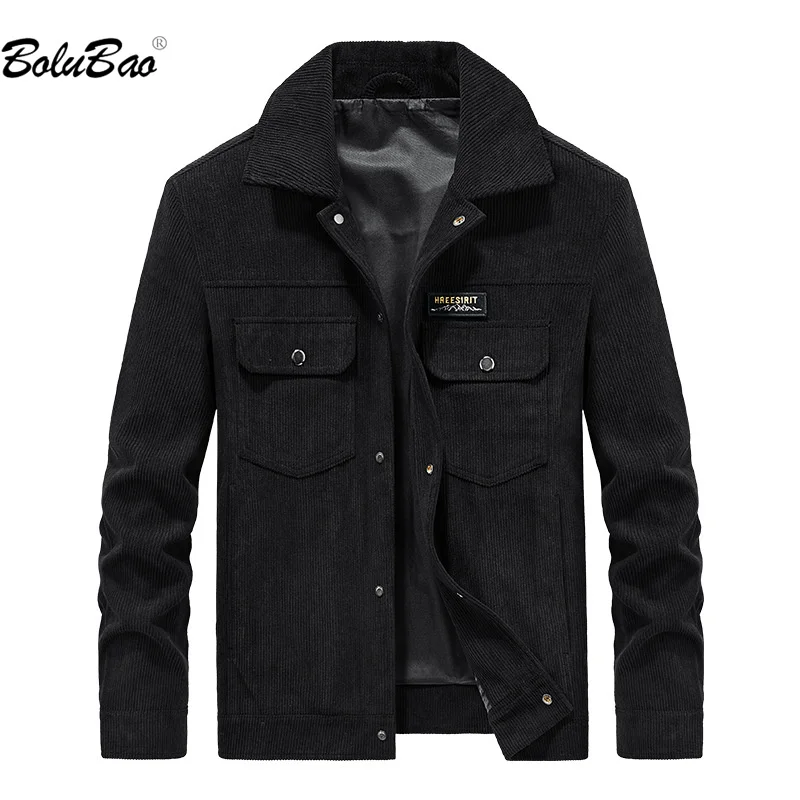 

BOLUBAO 2023 Outdoor Casual Jacket For Men Solid Color Slim-Fit Multi-Pocket Coat High Quality Design Hot Jacket For Men