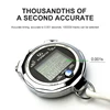 Professional Metal Luminous Digital Stopwatch Timer Multifuction Portable Sports Running Training Timer Chronograph Stop Watch 3
