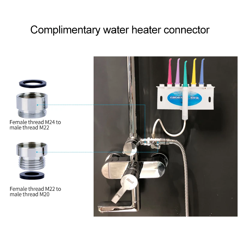 Dental SPA Faucet Oral Irrigator Water Jet Toothbrush Floss Dental Water Flosser Oral Hygiene Instrument dental water flosser