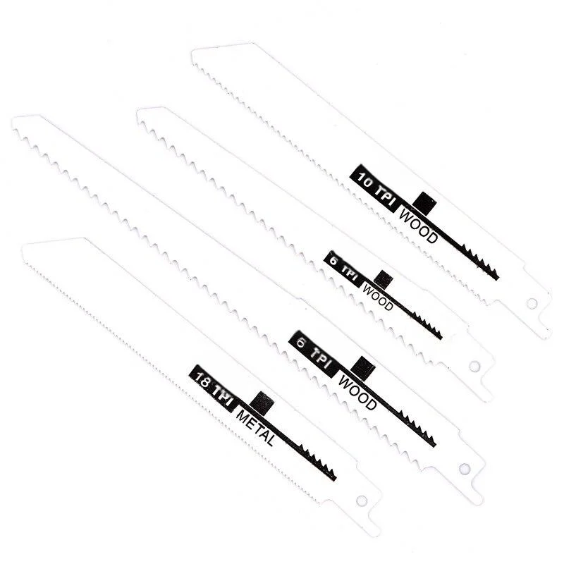 Reciprocating Saw Blade 4pcs Universal Wood and Metal Cutting Coarse and Fine Teeth DIY Professional Use Durable Tools
