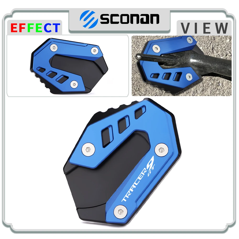 

For YAMAHA TRACER 9GT Tracer 9 GT 2015 - 2020 2021 2022 Motorcycle Accessories Kickstand Side Stand Enlarger Extension Pad