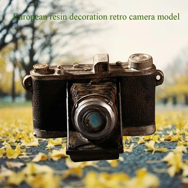 Display Desktop Resin Office Figurine Home Imitation Chic Bar Mini Antique Decor Camera Model Vintage Retro - Image 5
