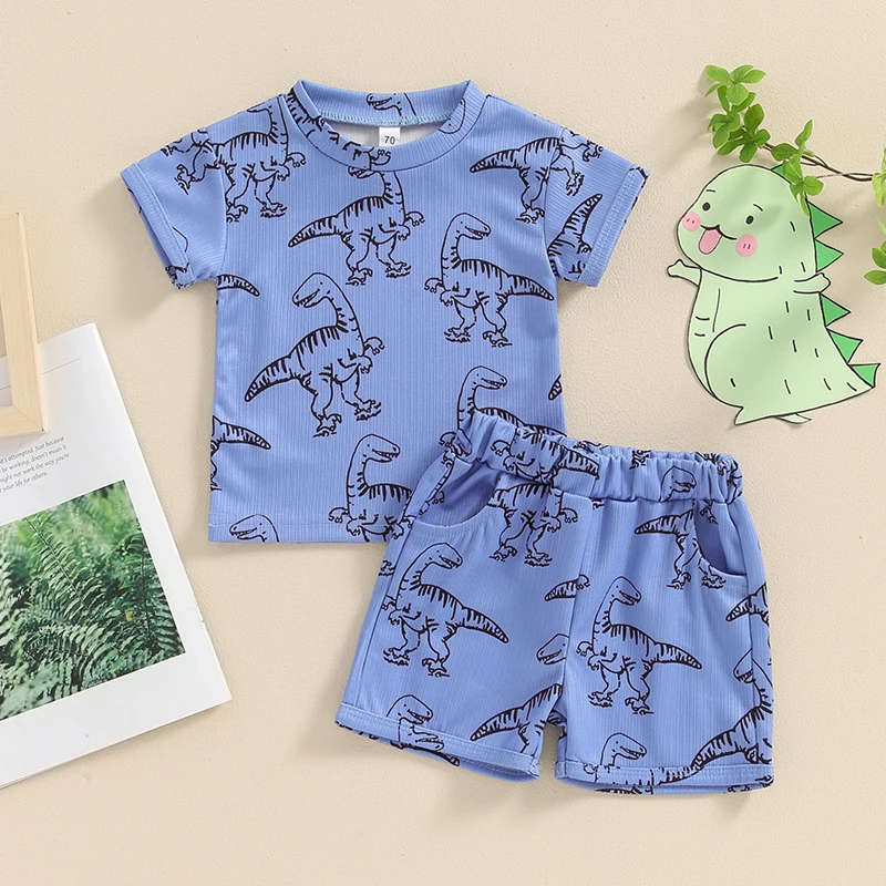 Toddler Boys Summer Costume Outfit Dinosaur 2