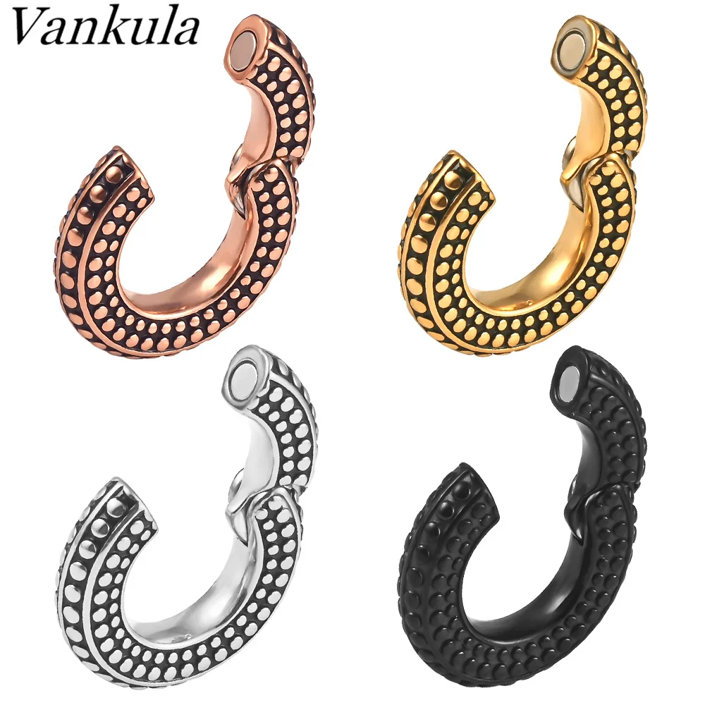 

Vankula 2pcs 316L Stainless Steel Ear Weights Ear Plugs Tunnels Expander Gauge Hanger Body Piercing Jewelry Earrings